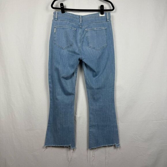 Paige Light Wash Rory Crop Flare Denim Jeans - Women’s 31 - Picture 3 of 11